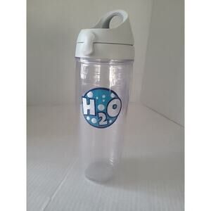 Tervis H2O Exercise Fitness Clear Tumbler Cup with‎ Emblem/Patch, Lid 24oz